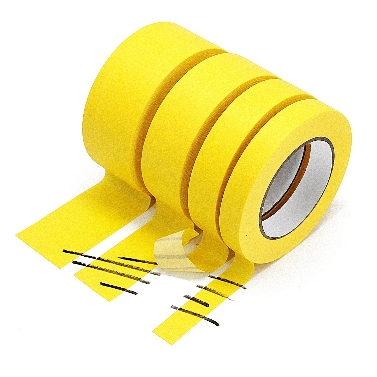 Strong Rubber Glue High Quality 2 inch Heat Resistance Automotive Masking Paper Tape