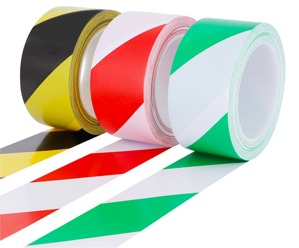 Double Colors Waterproof Heat Resistant High Quality PVC Floor Marking Tape for Warning Signs