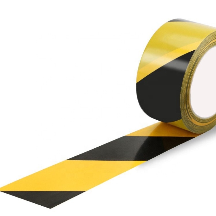 PVC Yellow&Black Warning Marking Anti Skid Tapes for Stairs Safety Walk Anti Slip Floor