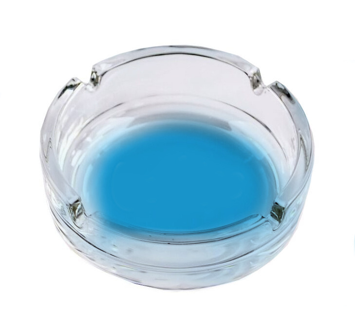 Fancy Cute Cool Glass Ash Tray Portable Decorative Modern Glass Ashtrays for Cigarettes