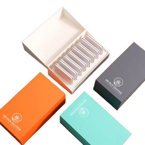 Good Quality Square Stash Case Smell Proof Box Edible Clamshell Tin Metal Jar Cans with EVA Insert with Display Box