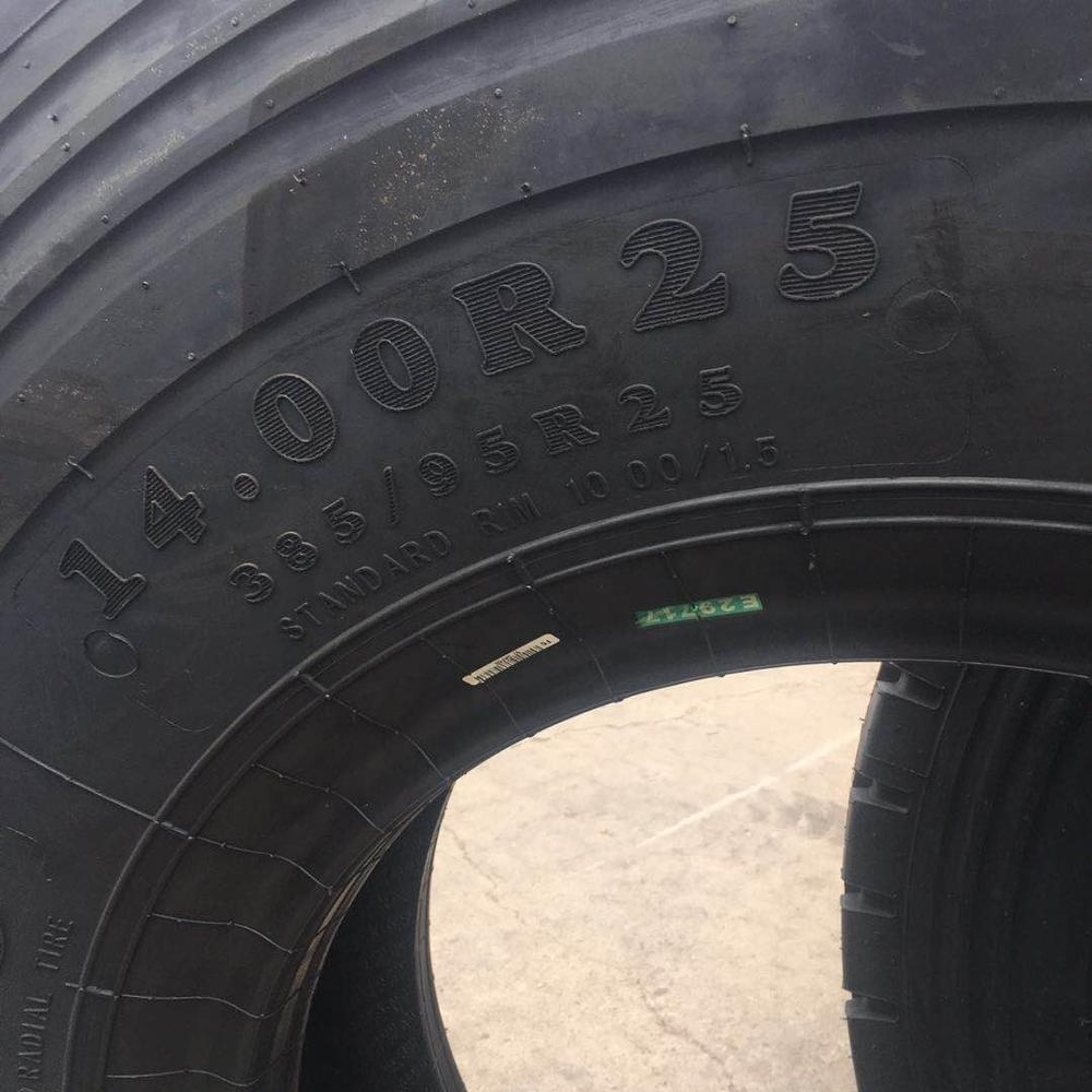 crane tyre 445/80R25 17.5R25 20.5R25 radial tubeless tyre with O-ring High speed tyre