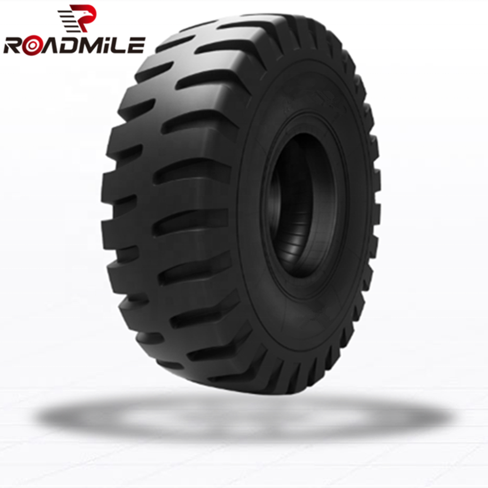 Reach stacker tire 18.00-25 21.00-35 24.00-35 E-4 pattern port using tire tubeless with O-ring