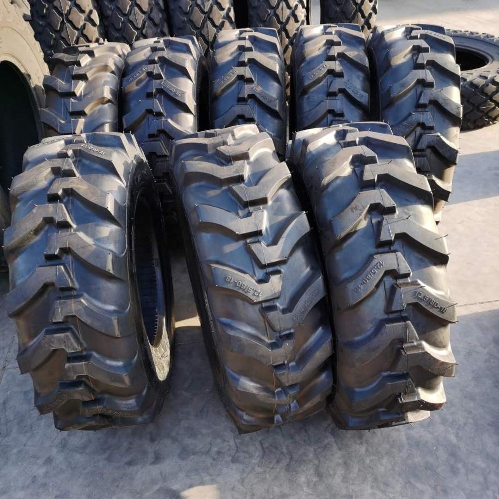 tire 12.5/80-18 16.9-28 340/80-18 nylon tubeless R-4 pattern Roadmile brand backhoe tire