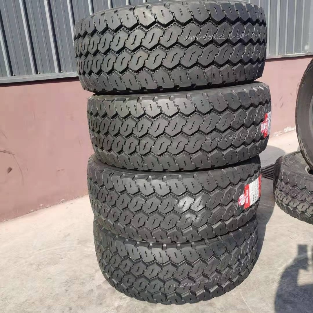 trailer tyre 425/65R22.5 445/65R22.5 super single tyre cross country pattern radial tubeless