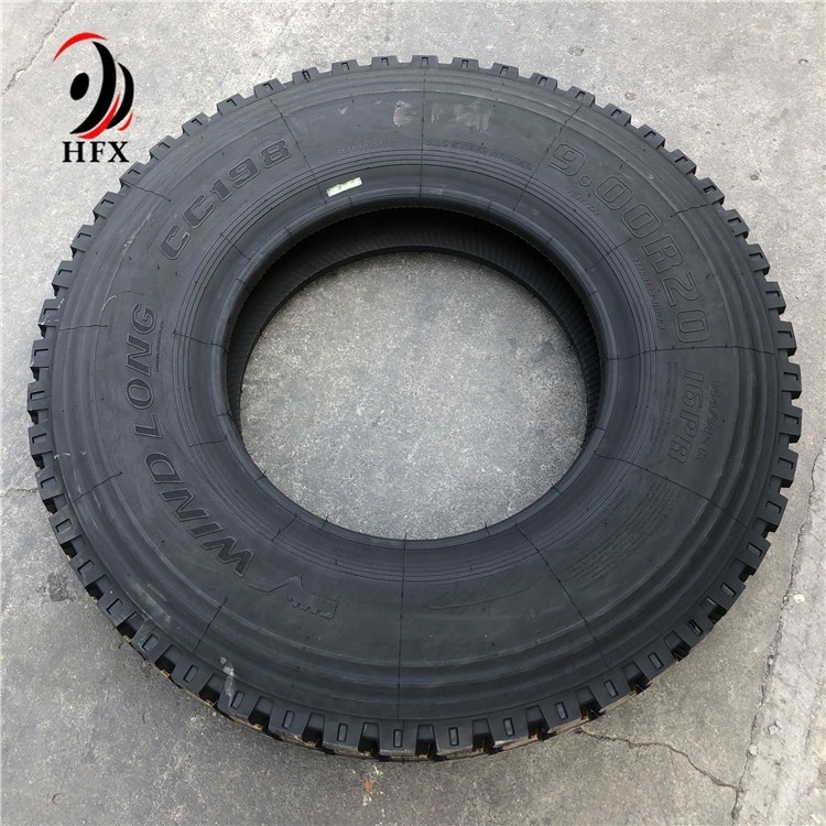 All steel heavy radial truck tyre 9.00R20 16PR