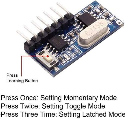 Wireless Remote Control Switch DC 3.6v 6V 12V 24V Mini Micro Motor Forward Reverse steering module for electric lock