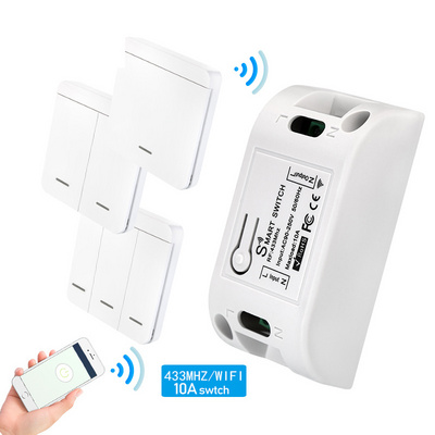 Tuya  MINI Wifi Smart Switch 16A 2-way Control Timer Wireless Switches Smart Life Automation Compatible With Alexa Google Home