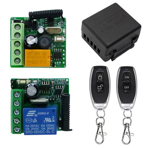 433 Mhz Universal Wireless Remote Control Switch DC 12V 1CH Relay Receiver Module and RF Transmitter Electronic Lock Control Diy