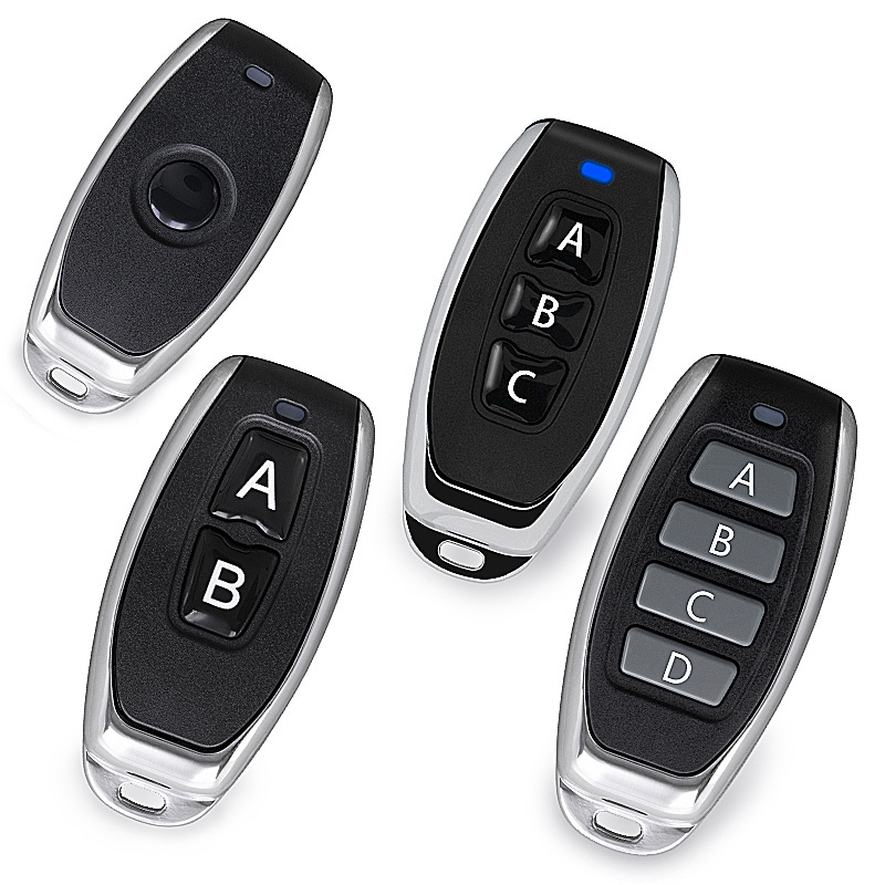 433.92Mhz 2 keys ev1527 ic Metal Keychain wireless Remote Control Transmitter for gate openers