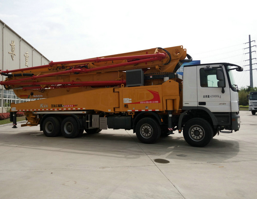 Used construction machine china brand 46m second hand concrete pump truck for sale