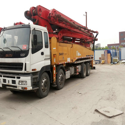 Used construction machine china brand 46m second hand concrete pump truck for sale