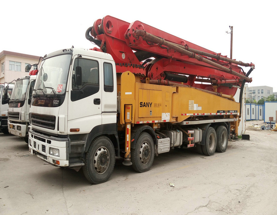 Used construction machine china brand 46m second hand concrete pump truck for sale