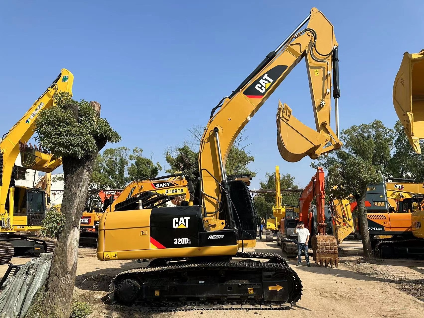 320D CAT Excavator 330d 320c 325c  used excavators construction equipments caterpillar machines cat320d low hours good