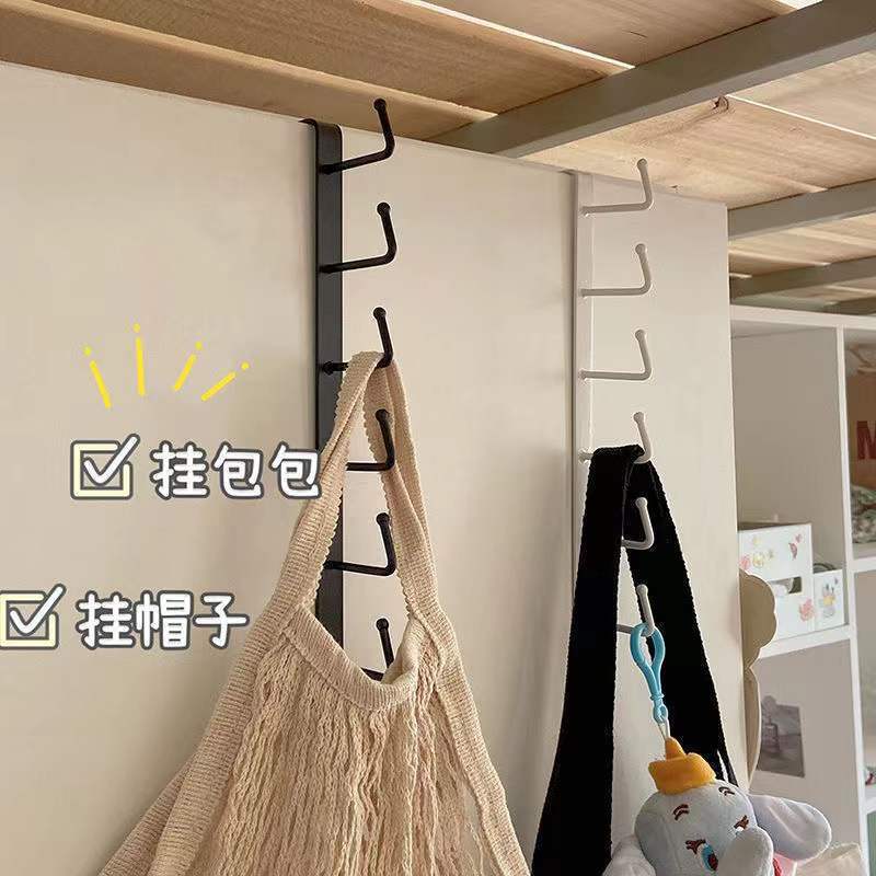 Multifunctional  6 Hooks Storage Shelf Wardrobe Cabinet Metal Under Shelves Mug Cup Hanger Bathroom Kitchen Organize