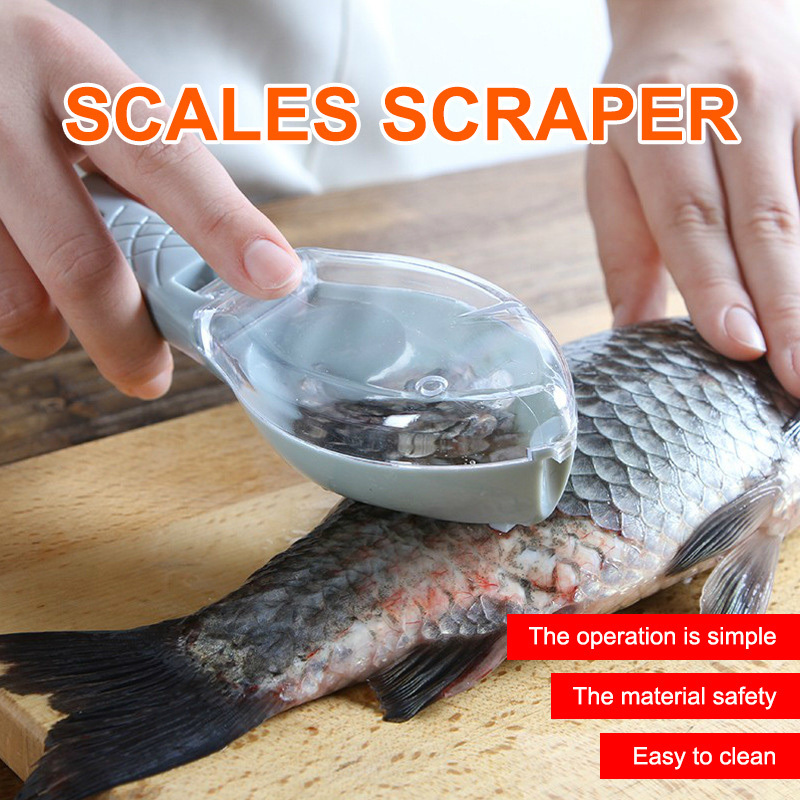 Scraping Fishing Scale Brush Fish Scale Remover Fish Skin Graters Cleaning Peeler Scaler Scraper