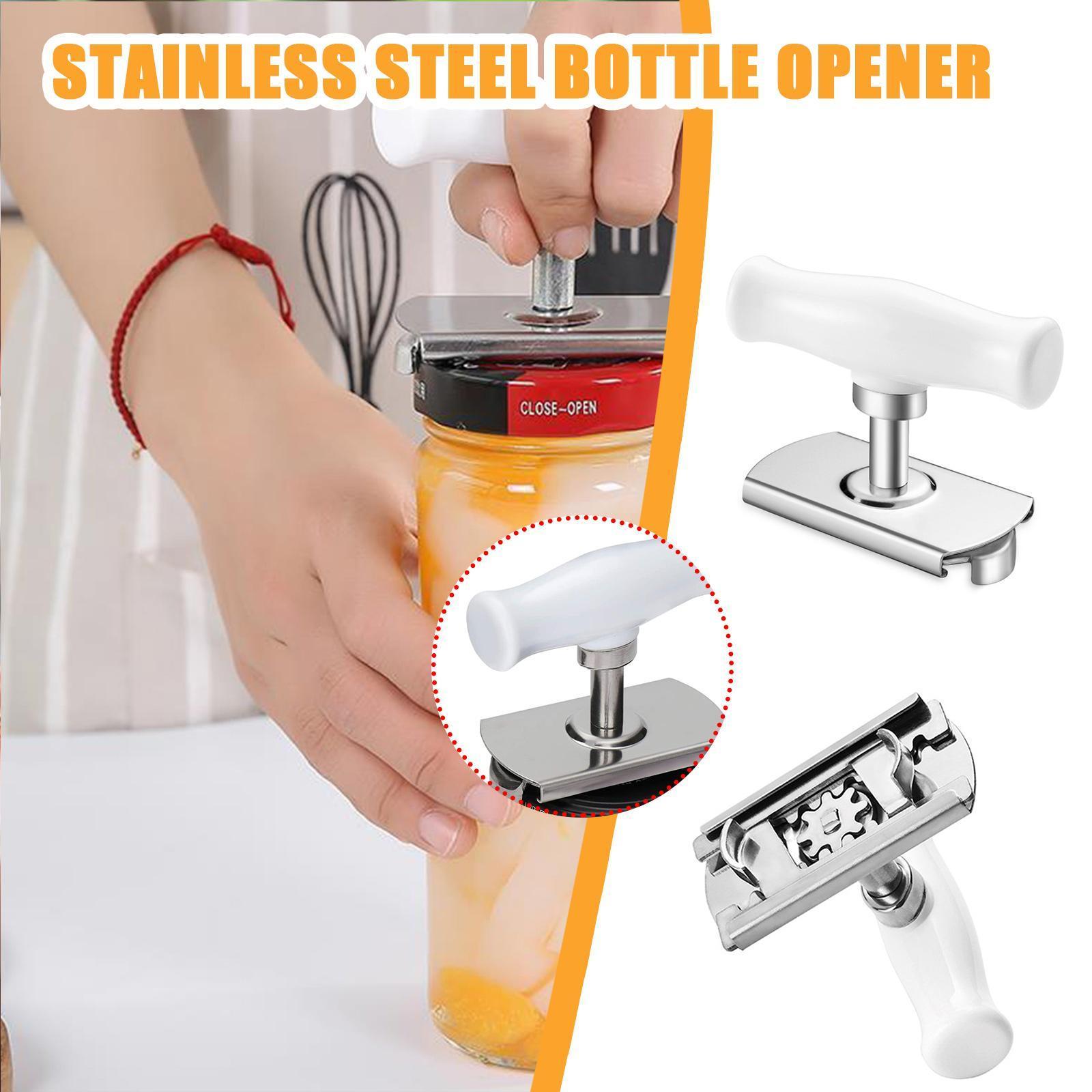 New  Small Kitchen Tool Accessories can opener , Jar Opener Stainless Steel kitchen bottle opener