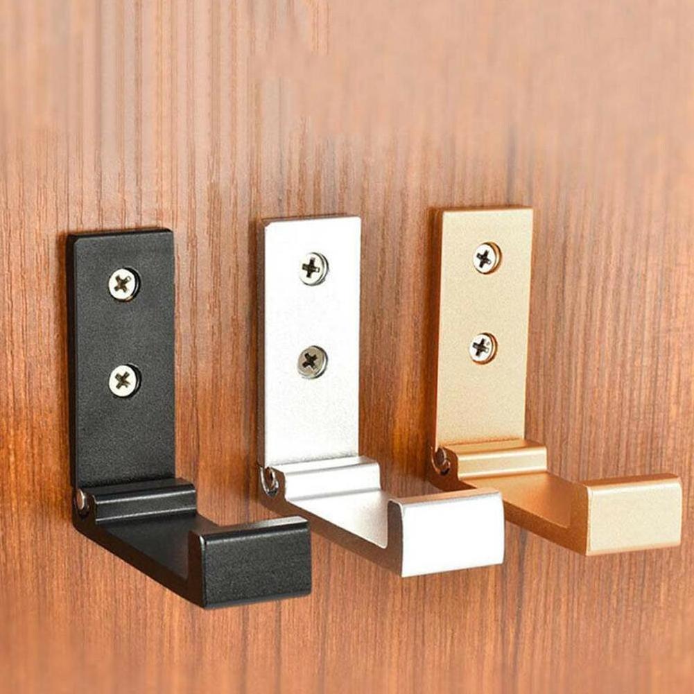 Modern metal wall mounted towel hooks Retractable bathrooms kitchen heavy duty folding hanger key coat wall hooks