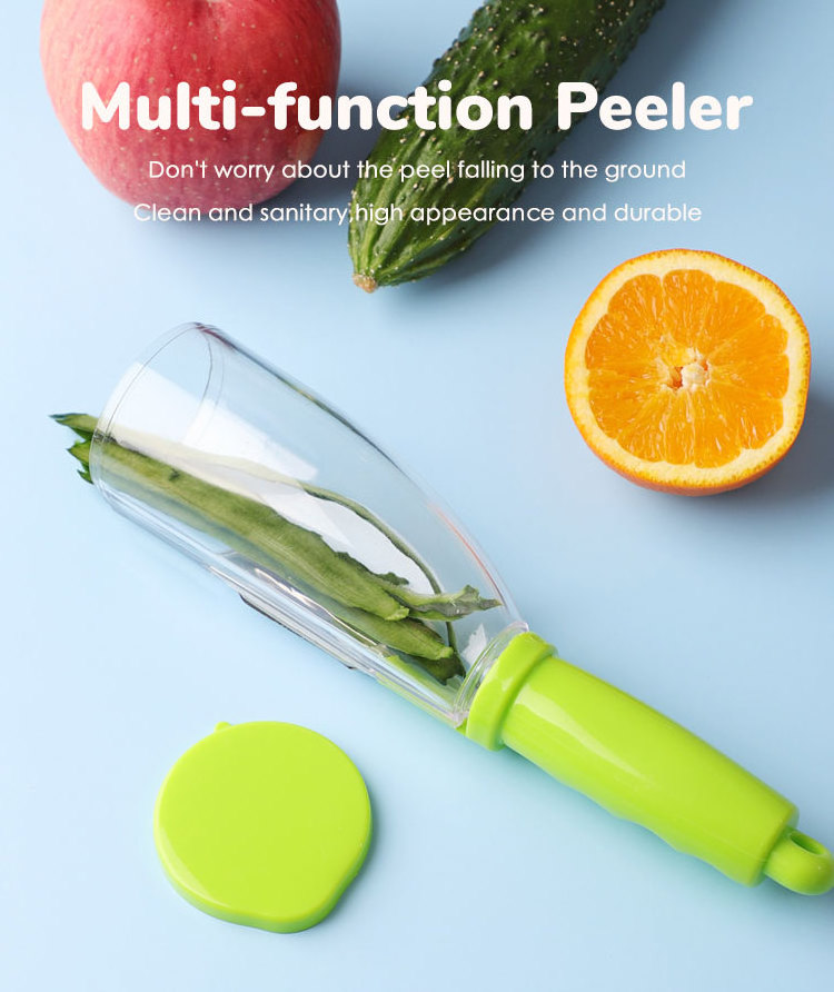 2022 Smart Kitchen Gadget For Home,Plastic Stainless Steel Apple Fruit Palm Peeler For Potato Vegetable