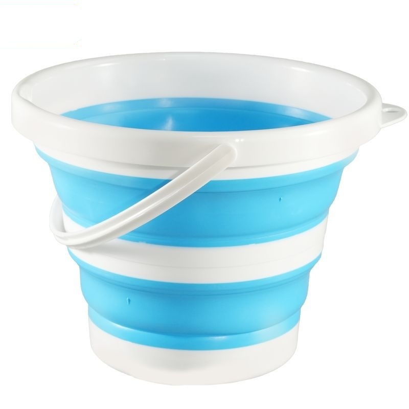 Collapsible New Hot Foldable Silicone Bucket Convenient Folding Bucket For Outdoor Fishing Beach Home Cleaning