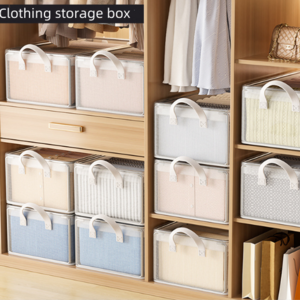 Closet Drawer Organizers Storage With Handles Wardrobe Clothes Organizer Folded Jean Pant Compartments Foldable Drawer Organize