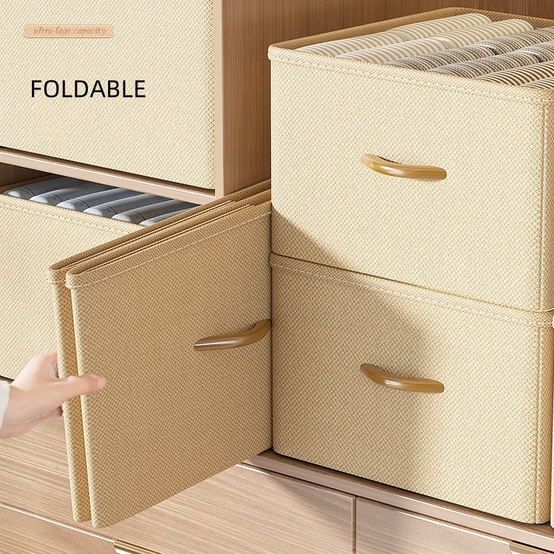 Home Office Closet Drawer Divider Clothes Shirt Pants Organizer Cloth Storage Box Foldable Clothes Jeans Organizers Closet Cubes