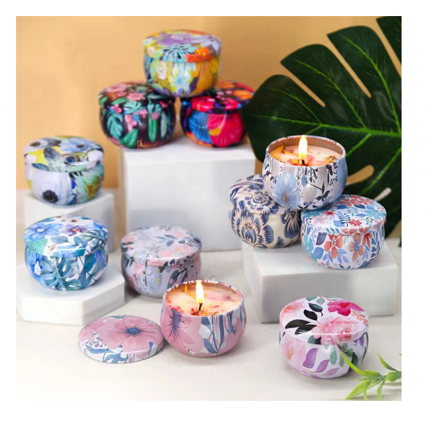 20 kinds mini Scented Soy Aromatherapy Candles Gifts Tinplate Box scented candles for Women Men