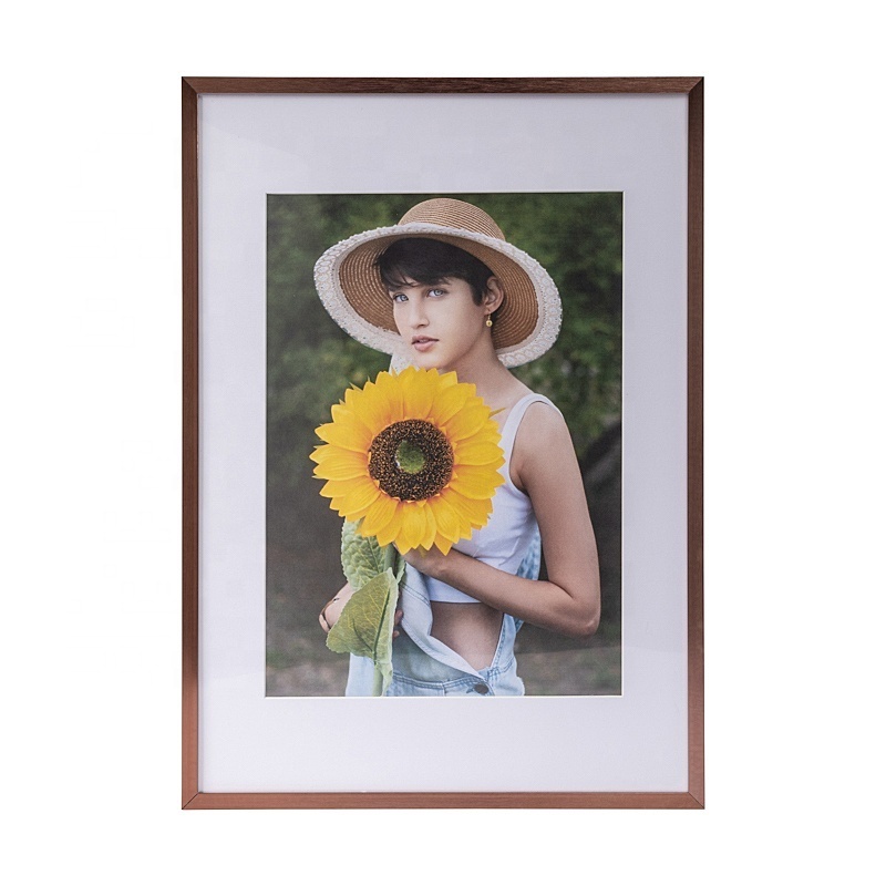 Hot Sale Extra Large Poster Frame 30x40 50x70 Wall decor Black Aluminum picture frame