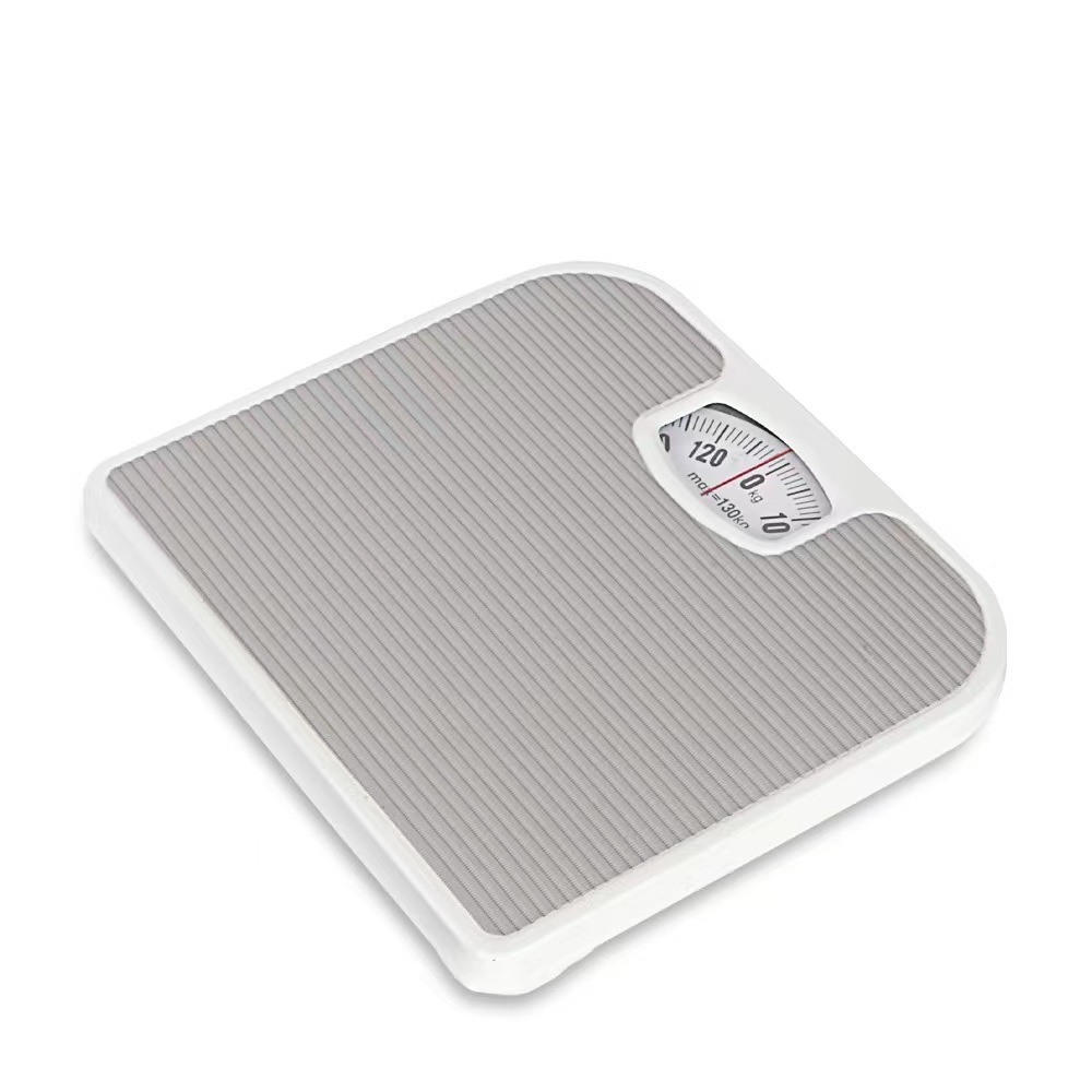 130KG/1kg PU non slip leather pad human body weight balance Bathroom scale Spring human body 130KG mechanical scale