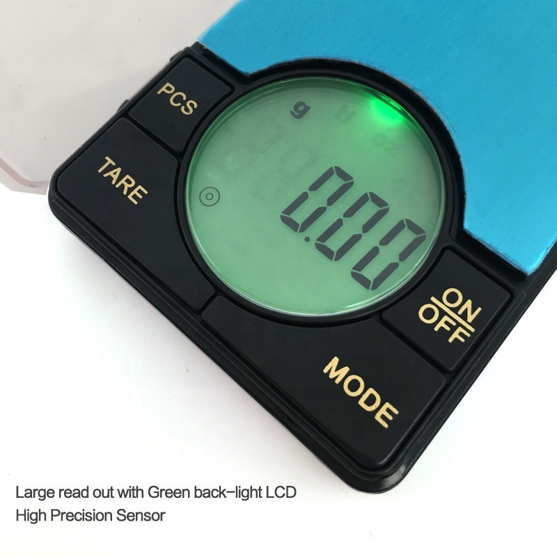 New Digital Portable 0.01g LED Display Pocket Mini Gold Scale Precision Jewelry Scalelry Scale