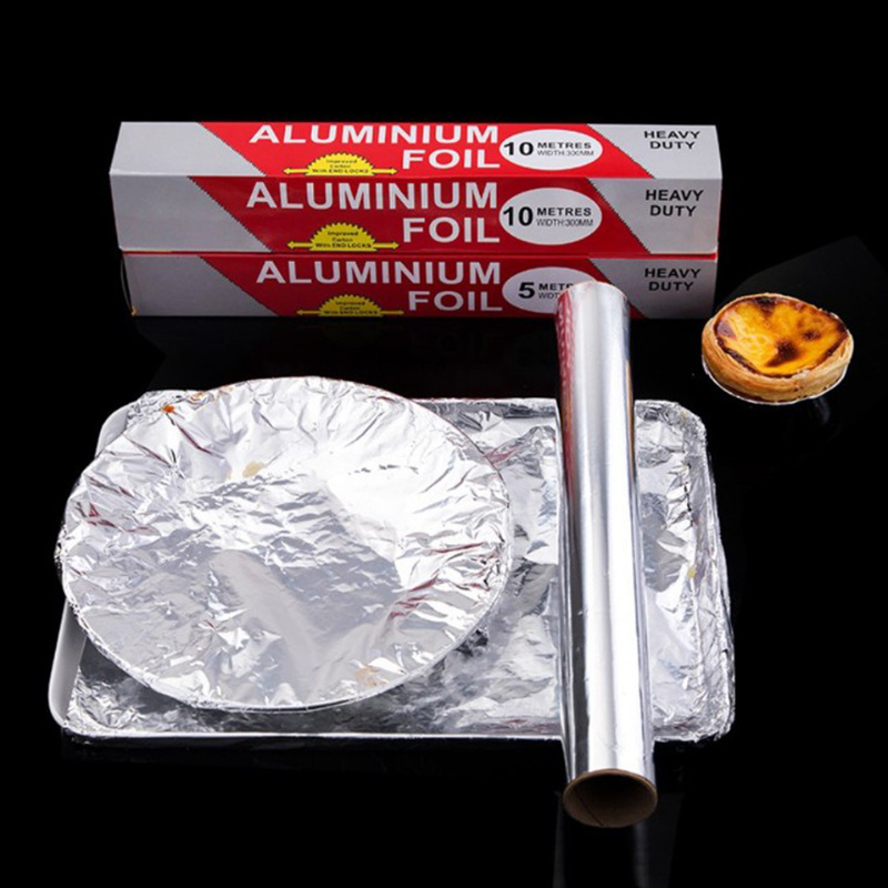 Oven Baking Grilling Wrap Tin Foil Baking BBQ Aluminum Foil Roll Wrapping Paper