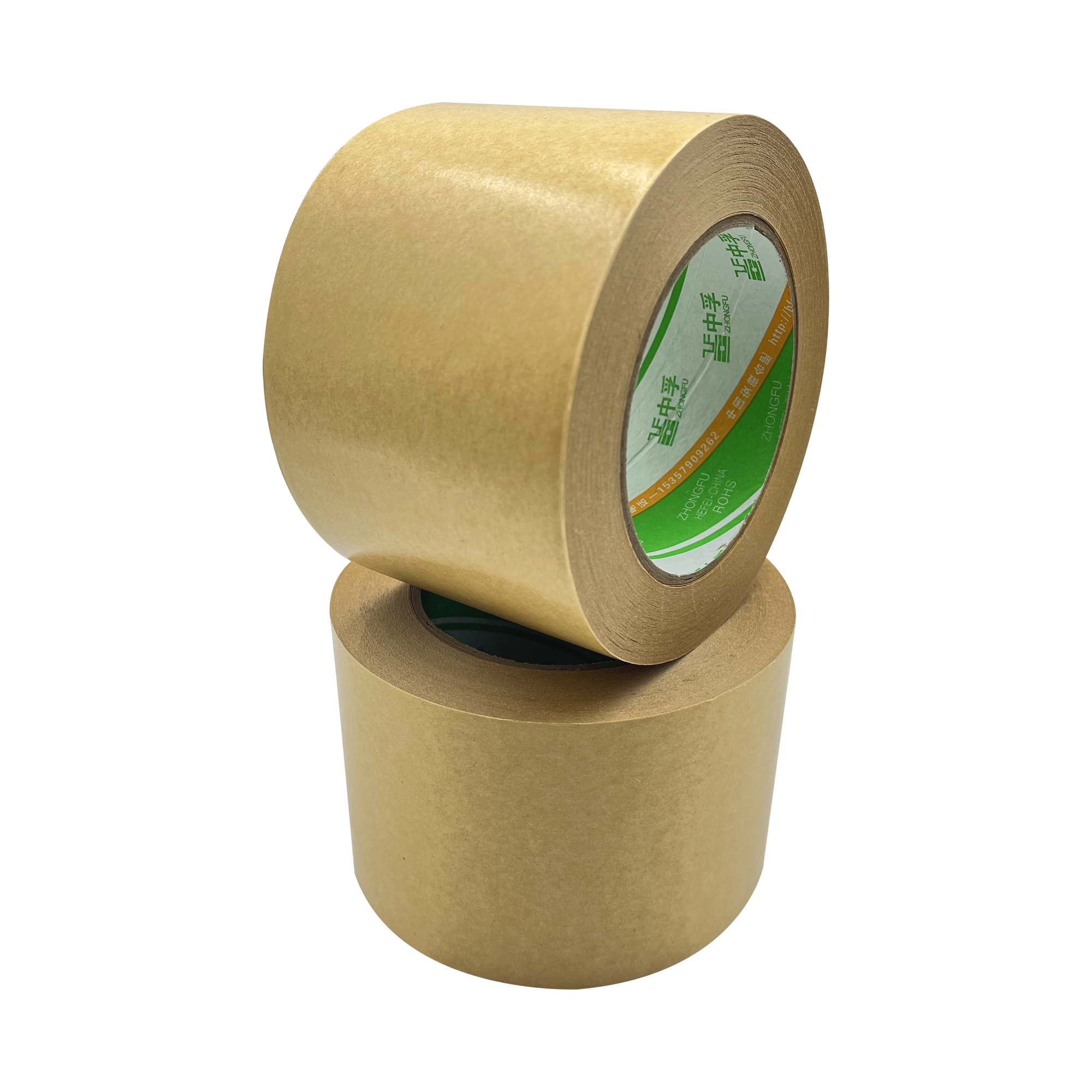 ZF Starch glue High quality Writable Reinforced Packaging Gummed water activated Kraft Paper Tape