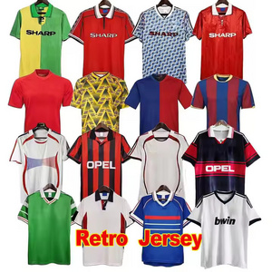 Retro soccer jersey Classic Vintage Soccer Jersey  Cardiff City Santos Sao Paulo Marseille Paris Germain club retro jersey