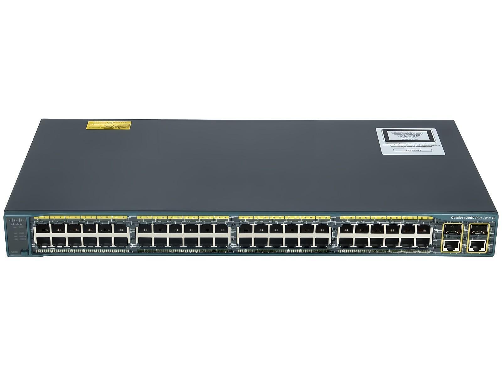 New Original 2960 Plus Series Gigabit Switch with 2 Optical Multiplexing Ports WS-C2960+48TC-S