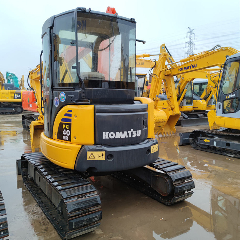 Used Japanese 4 ton Excavator Komatsu PC40MR Mini Digger Second Hand Original Excavator Used PC40MR PC40MR-3