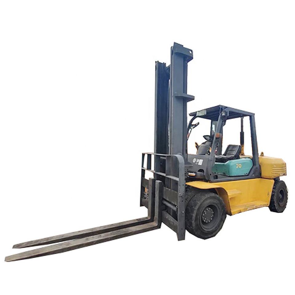 Good quality used 6 ton Komatsu forklift for sale, komatsu diesel forklift FD70 machine