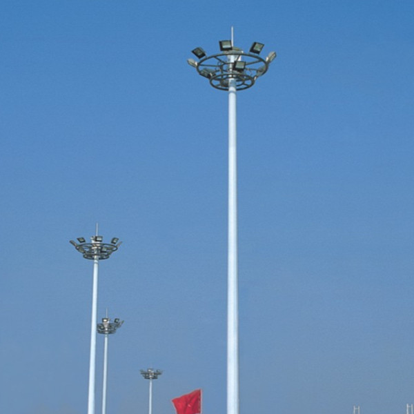 JHSP Factory price hinged high mast stadium street lamp lighting pole