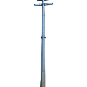 JHSP Hop Dip Galvanized Electric Power Transmission Tubular Steel Poles