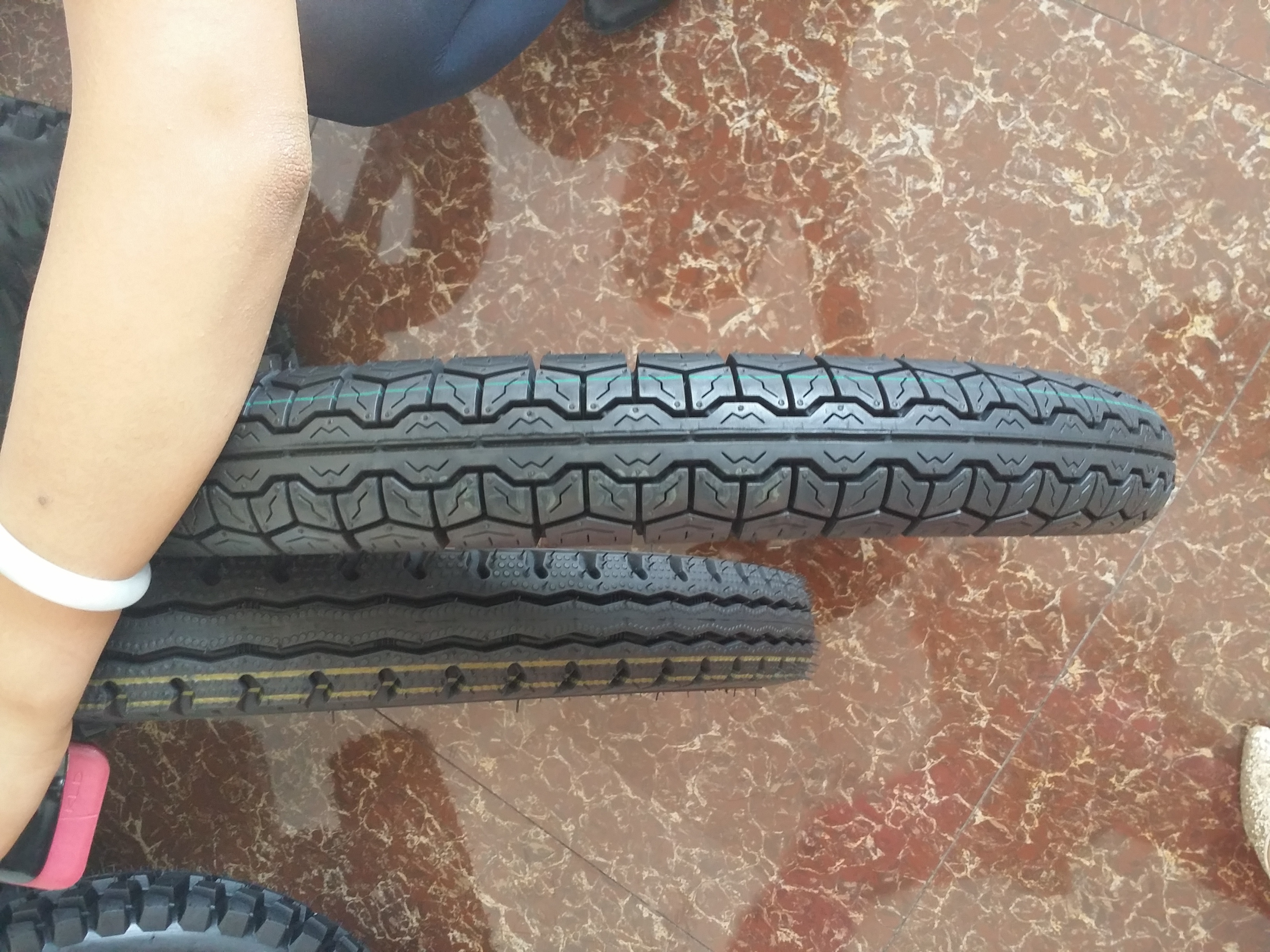 Motorcycle tyres 110/90-16 90/90-18