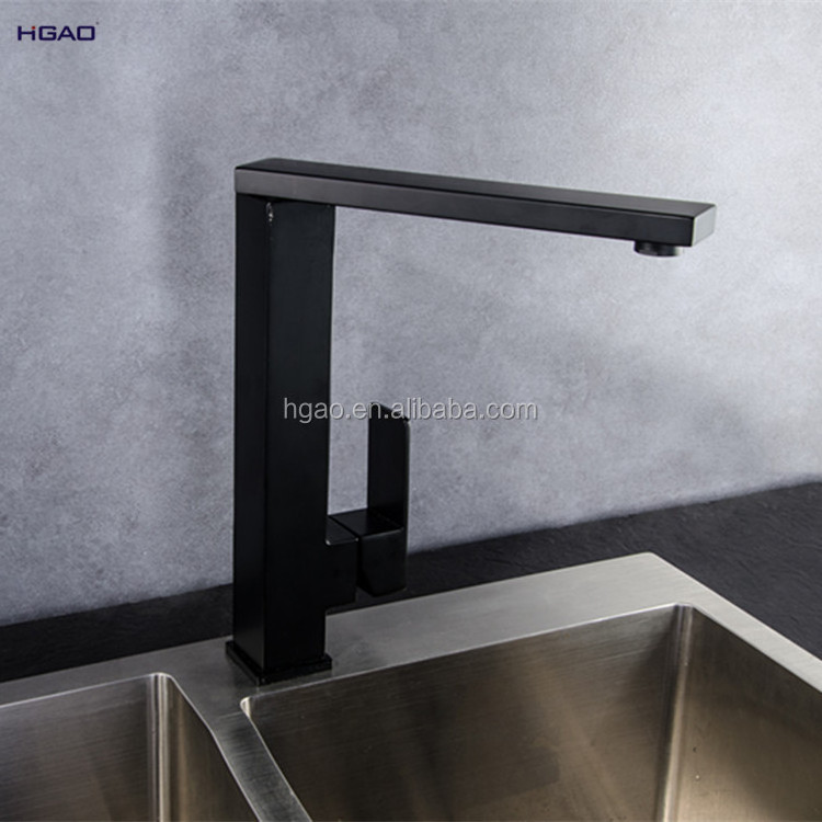 Gun Swivel Hot and Cold Sink Faucet Kitchen Mixer Black Basin Faucets for Kitchen Brushed Metal Single Handle Ceramic Australia