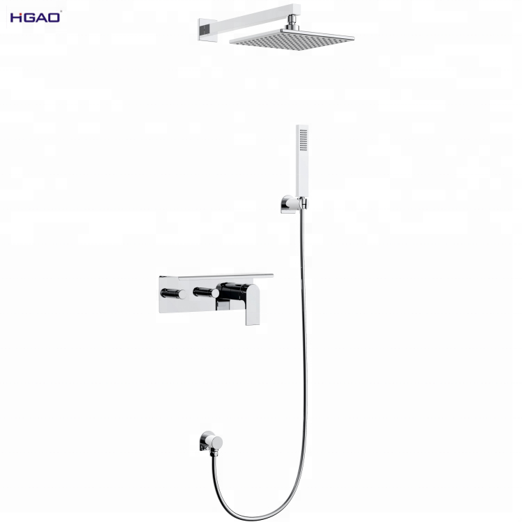 Bathroom thermostatic concealed hot cold rain shower mixer set bathroom faucet doccia rubinetto