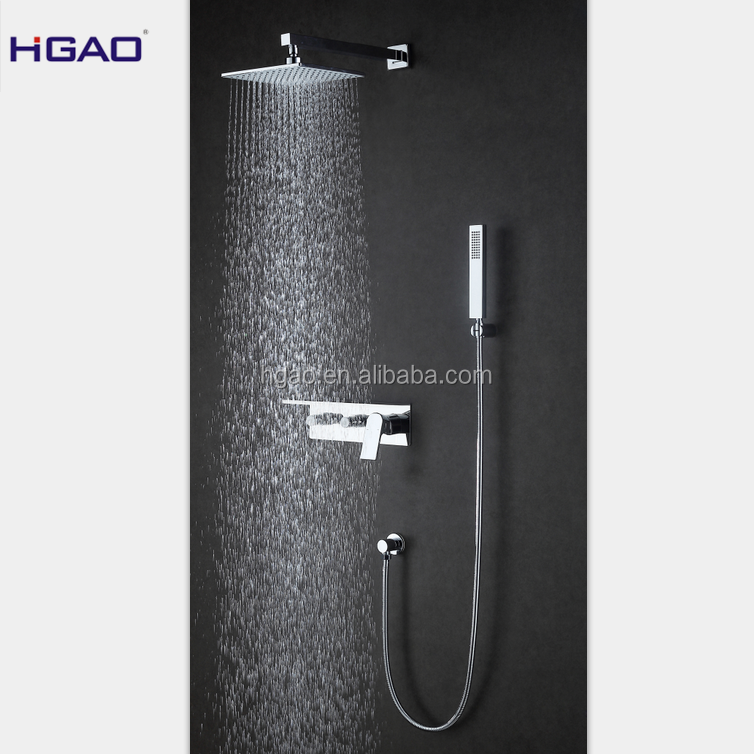 Bathroom thermostatic concealed hot cold rain shower mixer set bathroom faucet doccia rubinetto