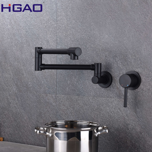 Commercial Extension Folding Stretchable Wall Mount Kitchen Pot Filler Restaurant Pull Out Kitchen Sink Faucet