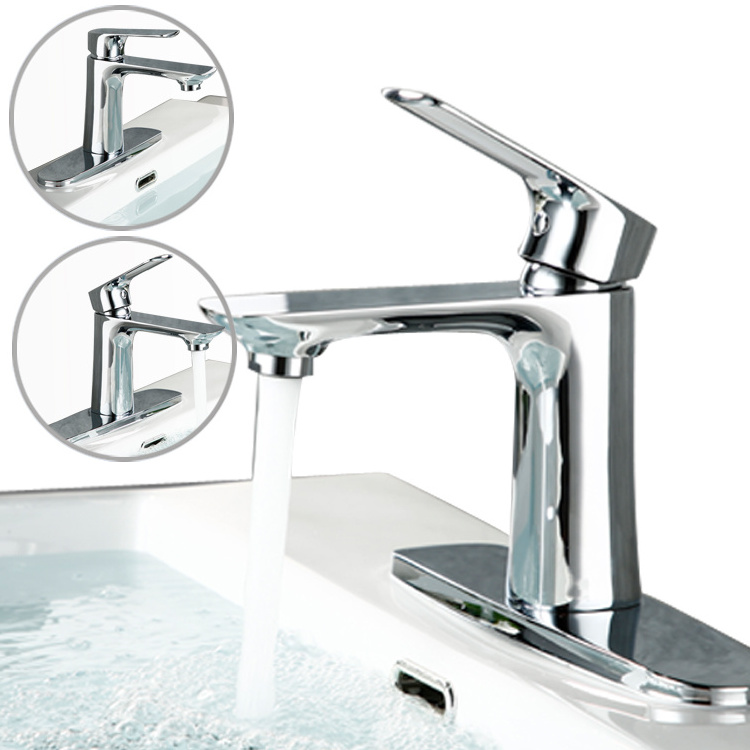 Huagao Faucet factory unique solid brass water tap single handle basin faucet