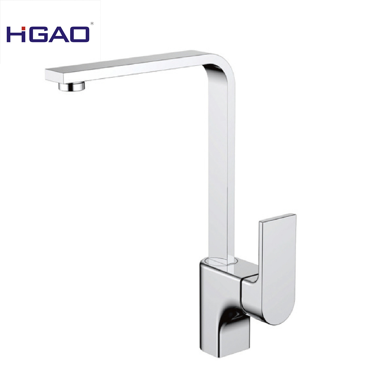 Manufacturers Deck Mounted Polished Brass High Spout UPC Single Handle Kitchen Sink Faucet