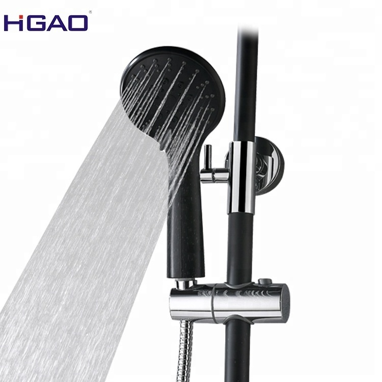 Bath Shower square Spouts Bathroom Faucet Spout Type and Rainfall Shower Heads Feature