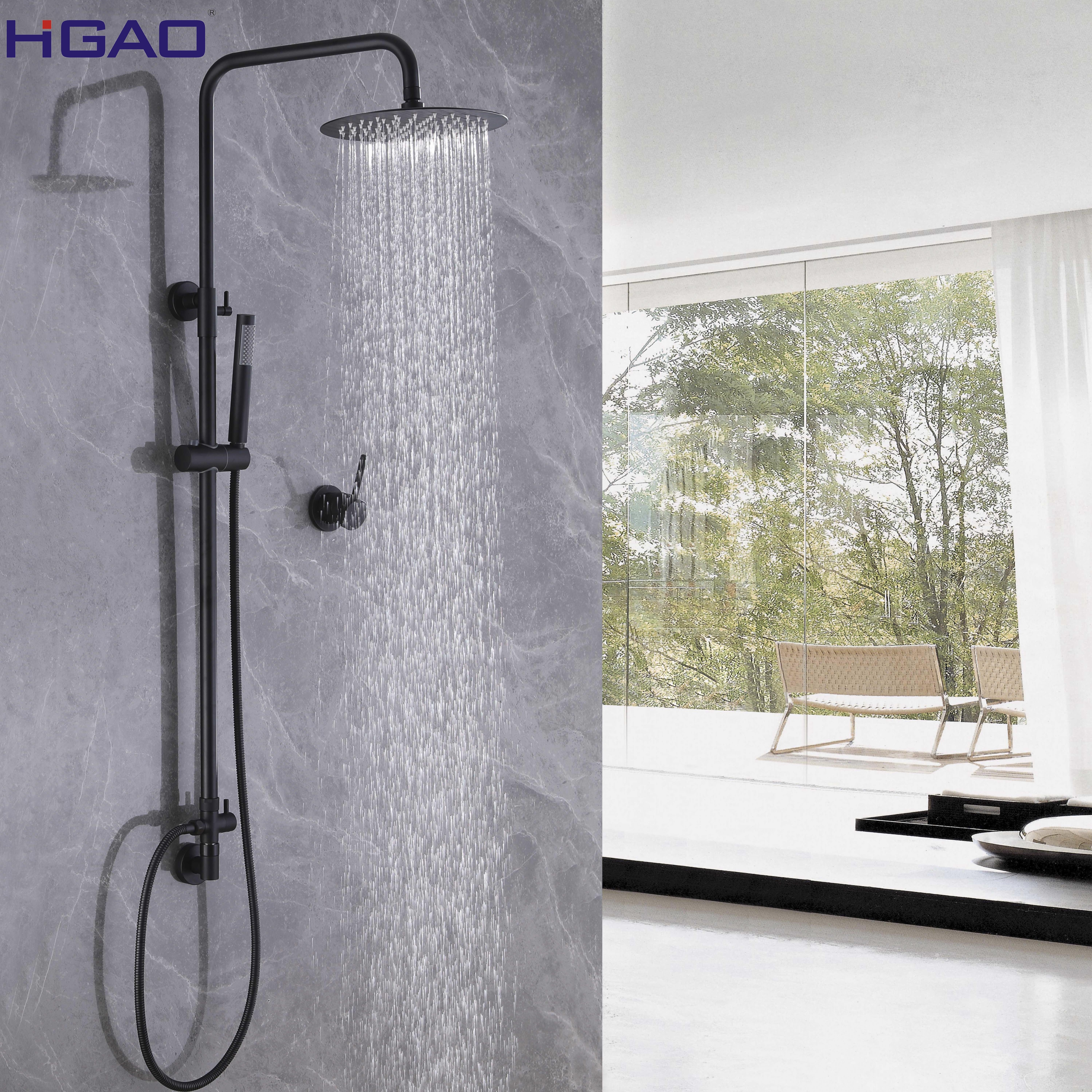 Bathroom Chrome Brass smart Wall Mounted Rain Concealed Shower Faucet Mixer Rain Bath Shower Set