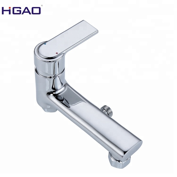 Single-Handle Brass Shower Mixer Faucet Manufacturer's Exposed Bathroom Faucet Zinc Alloy for Bathtub Use Metered