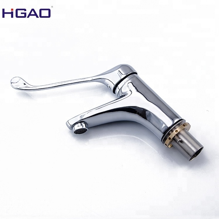 Design Medical Elbow Taps Faucet High Quality Modern Basin Faucets Hot and Cold Water Medical Mixer Washroom Wash Basin Faucet