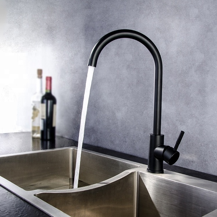 Pull Out Cheap Price Water Mixer Taps Manufacturer Kitchen Sink Brushed Brass Black Taps Faucet